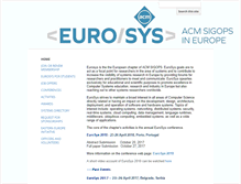 Tablet Screenshot of eurosys.org